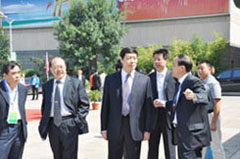 濟(jì)南市公用事業(yè)局領(lǐng)導(dǎo)陪同中國住建司陳宜名司長參觀